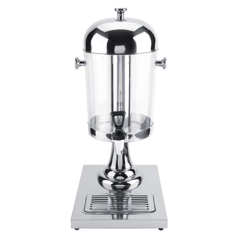 Focket Beverage Dispenser,Stainless Steel Heav Duty Machine,Beverage Hot Cold Drink Glassware Machine for Restaurant Hotel Bar (Silver/Golden)(Silver) - Image 2